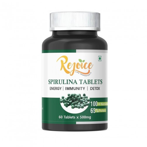  Spirulina Tablets (500mg Each)